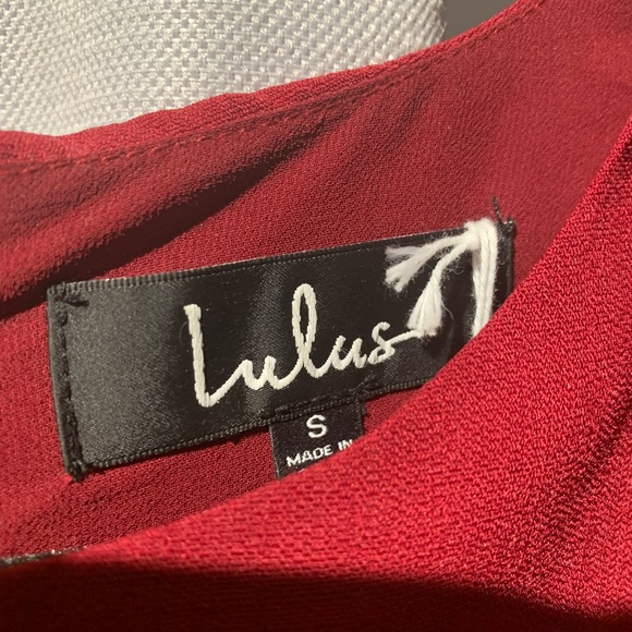 Lulu's Red Dress - Picture 2 of 3